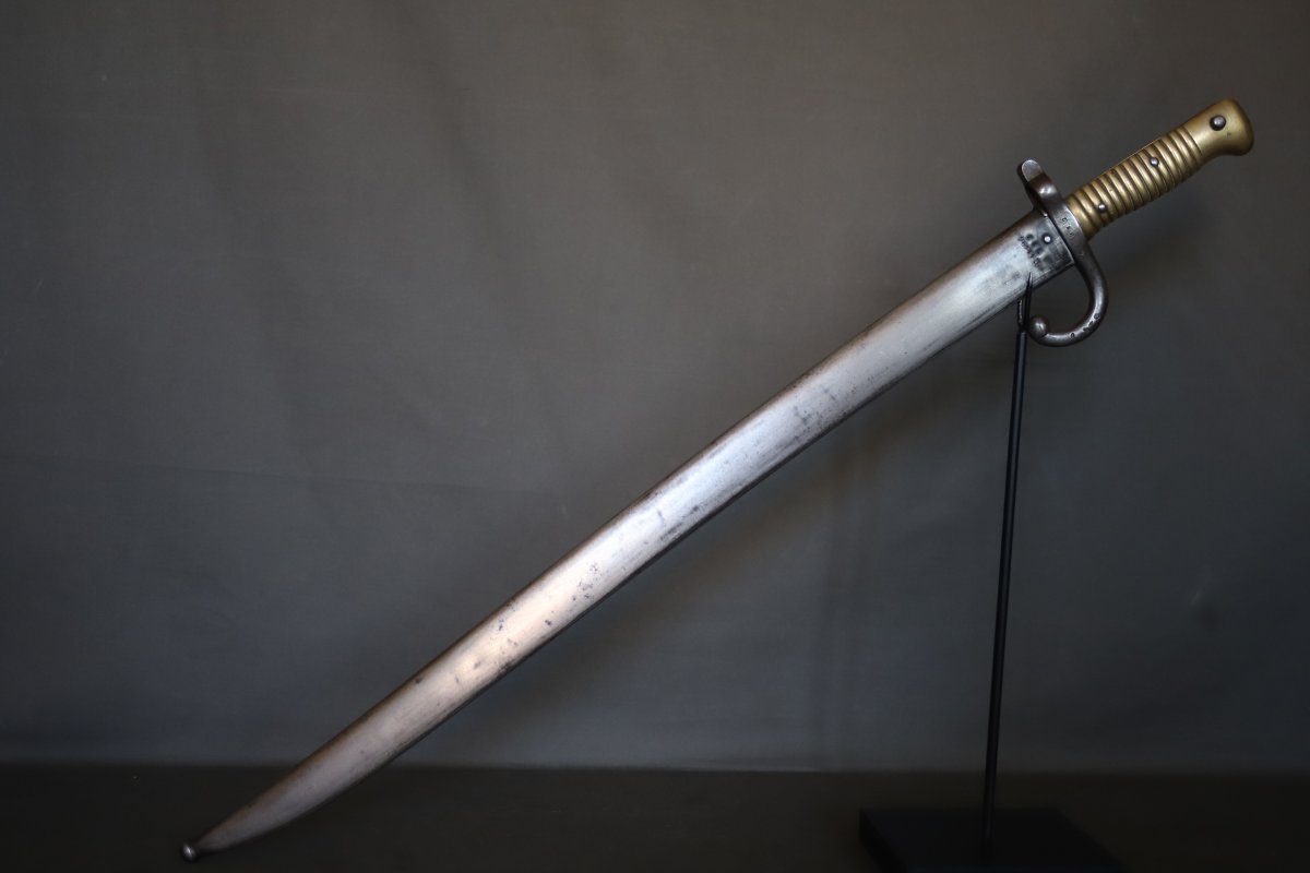 French Chassepot Model 1866 Bayonet - France, Dated 1873-photo-2