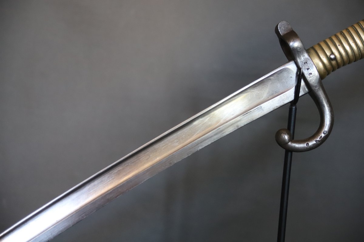 French Chassepot Model 1866 Bayonet - France, Dated 1873-photo-5