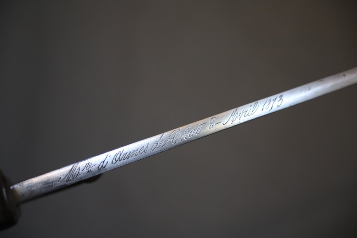 French Chassepot Model 1866 Bayonet - France, Dated 1873-photo-8