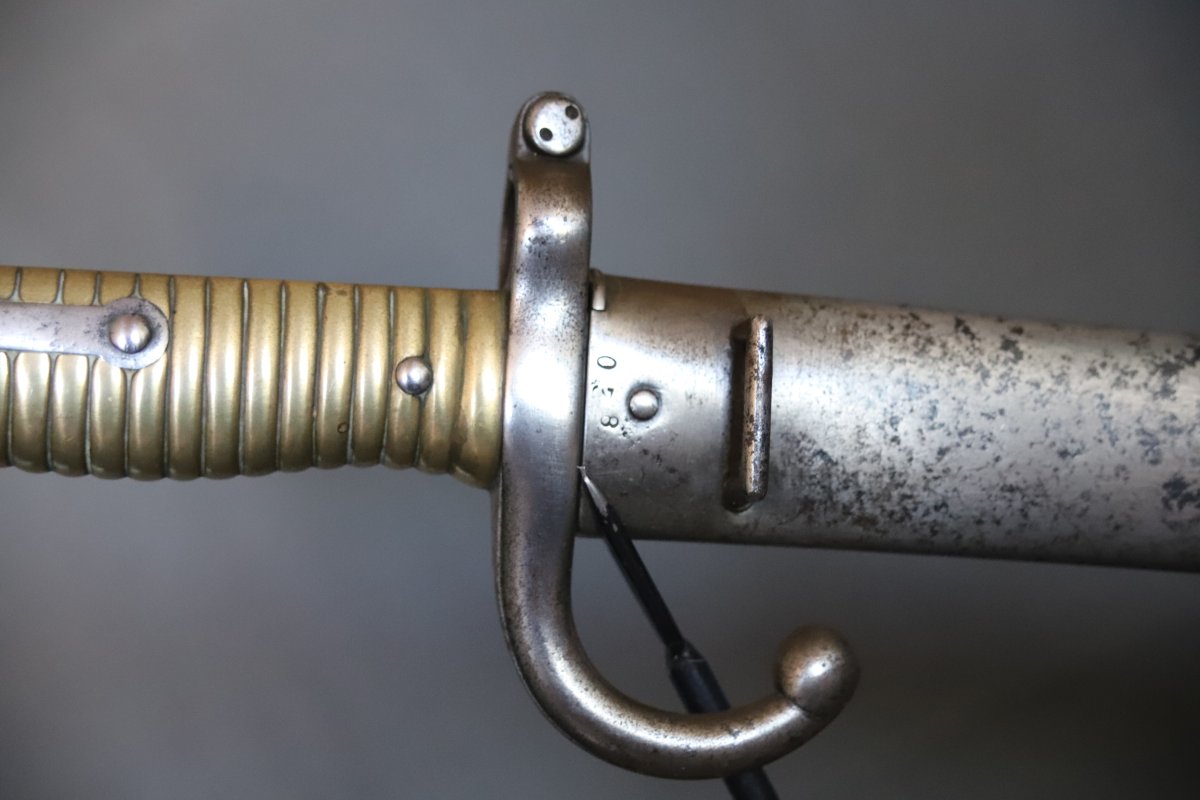French Chassepot Model 1866 Bayonet - France, Dated 1875-photo-3