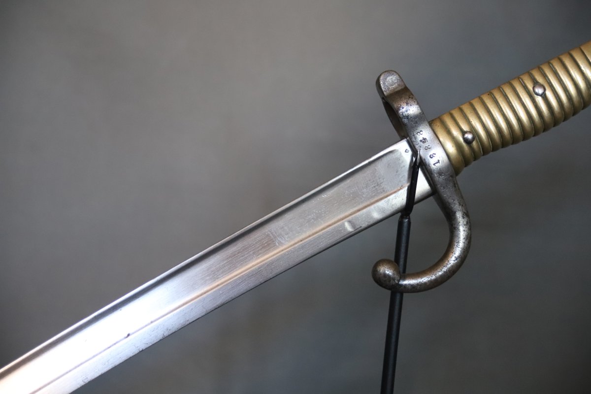 French Chassepot Model 1866 Bayonet - France, Dated 1875-photo-4
