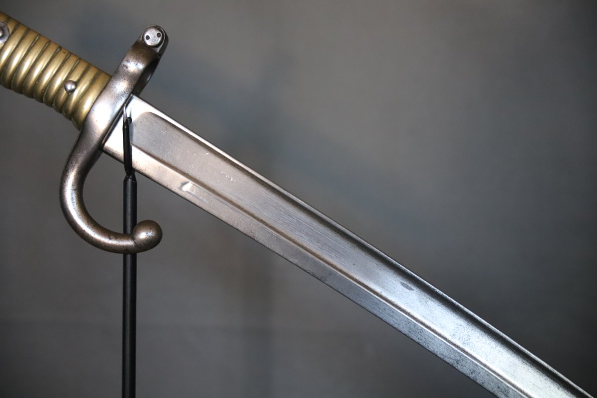 French Chassepot Model 1866 Bayonet - France, Dated 1875-photo-6