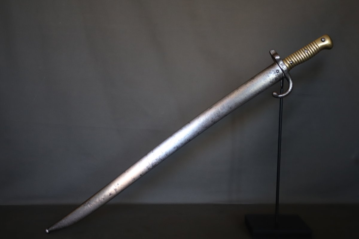 French Chassepot Model 1866 Bayonet - France, Dated 1875
