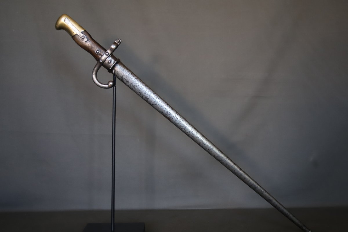French "gras" Model 1874 Bayonet - France, Dated 1882-photo-4