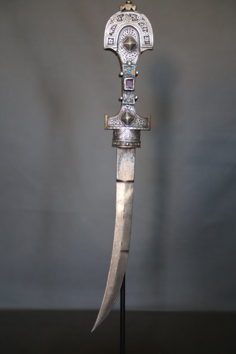Moroccan Dagger Known As A "koumya" - Southern Morocco, 19th Century-photo-4