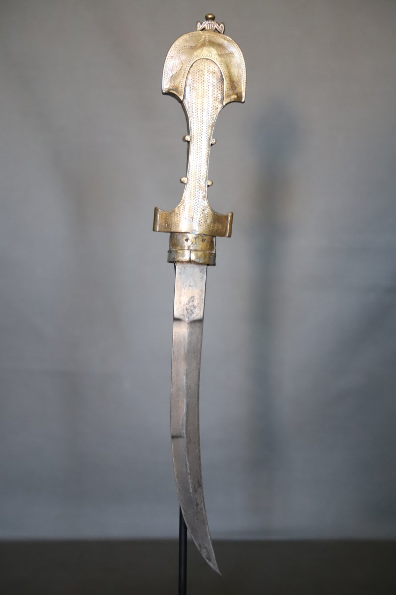Moroccan Dagger Known As A "koumya" - Southern Morocco, 19th Century-photo-2