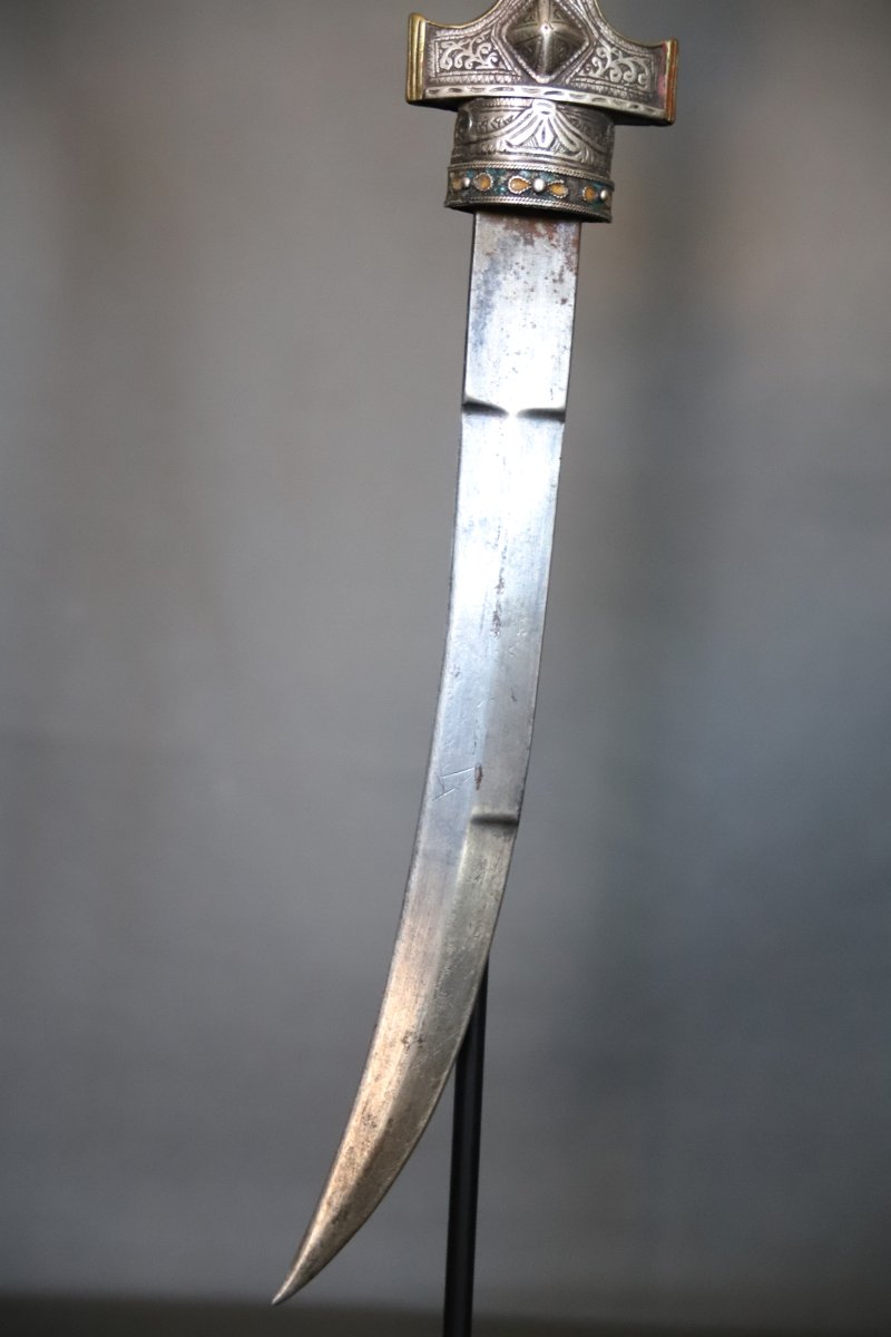 Moroccan Dagger Known As A "koumya" - Southern Morocco, 19th Century-photo-5