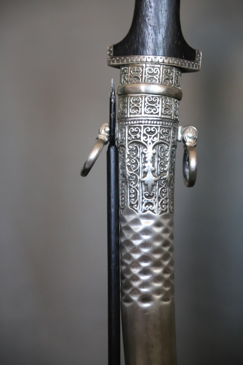Dague marocaine en argent dite koumya - Maroc, milieu 20ème-photo-4