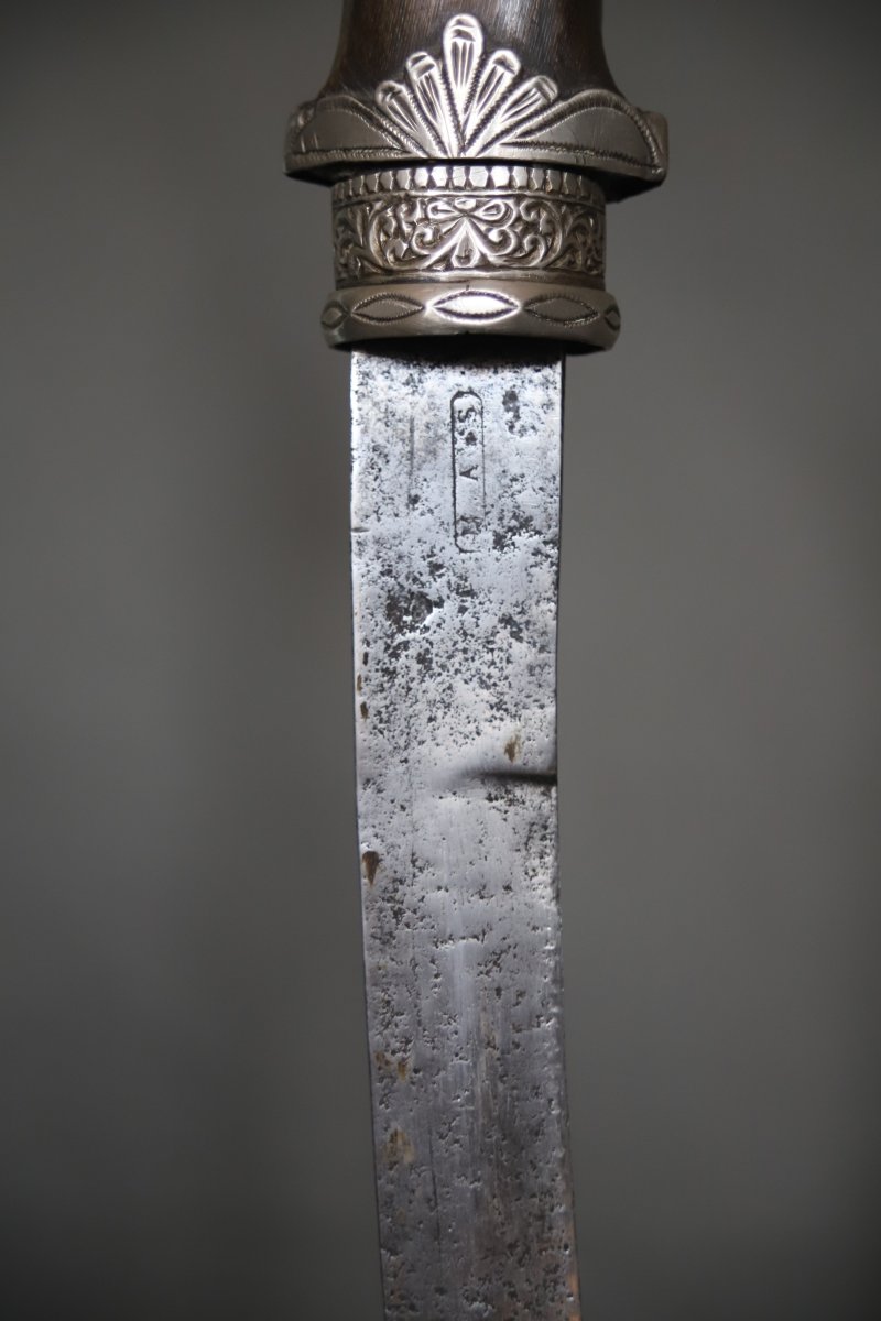 Dague Marocaine Dite Koumya , Argent Et Corne Blonde - Maroc, fin 19ème début 20ème siècle-photo-7