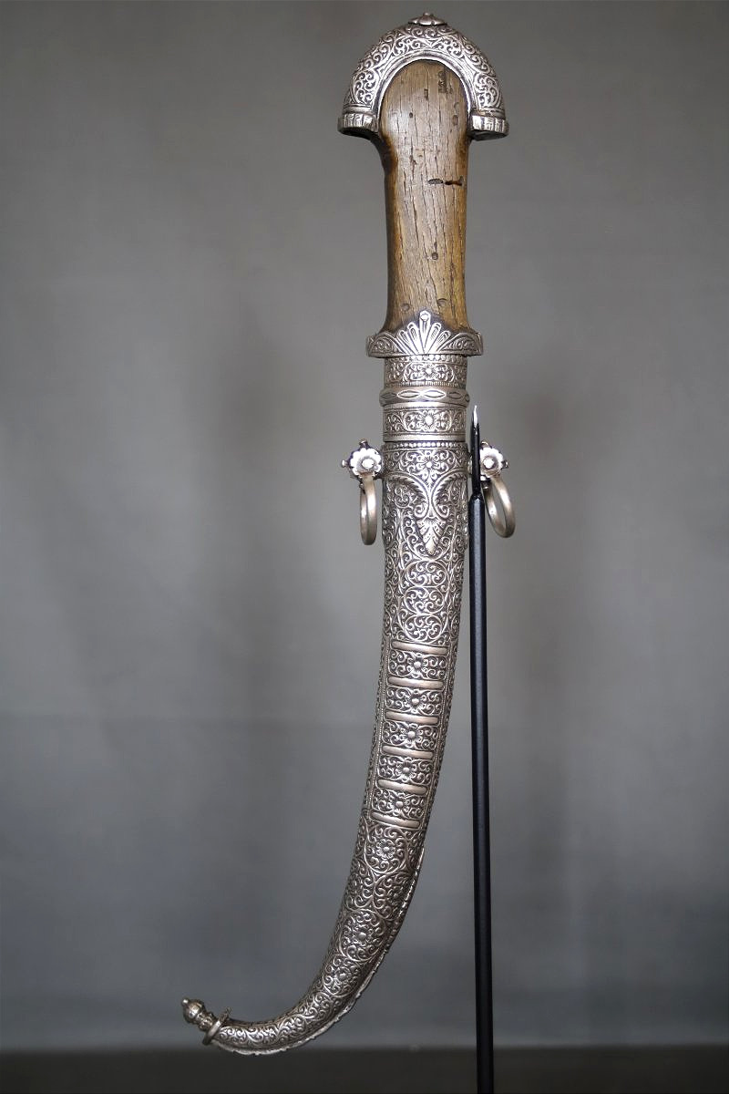 Dague Marocaine Dite Koumya , Argent Et Corne Blonde - Maroc, fin 19ème début 20ème siècle