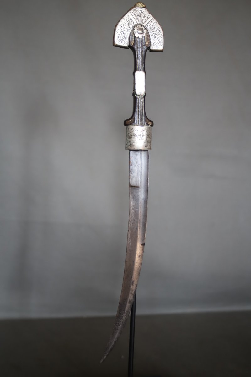 Dague Marocaine Dite Koumya - Maroc, tribu des Mesfioua, 19ème siècle-photo-3
