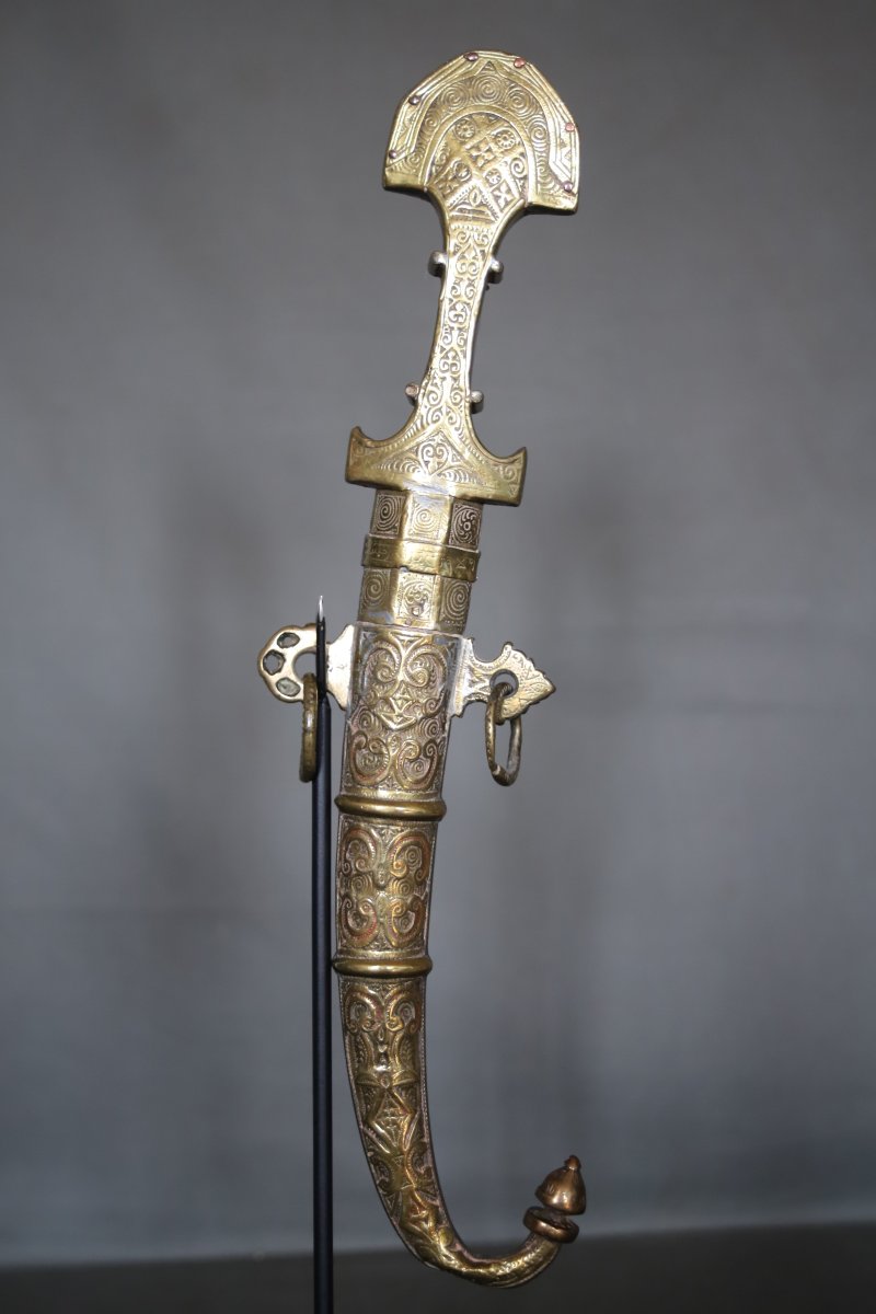Moroccan Dagger Known As A "koumya" - Southern Morocco, 19th Century -photo-2