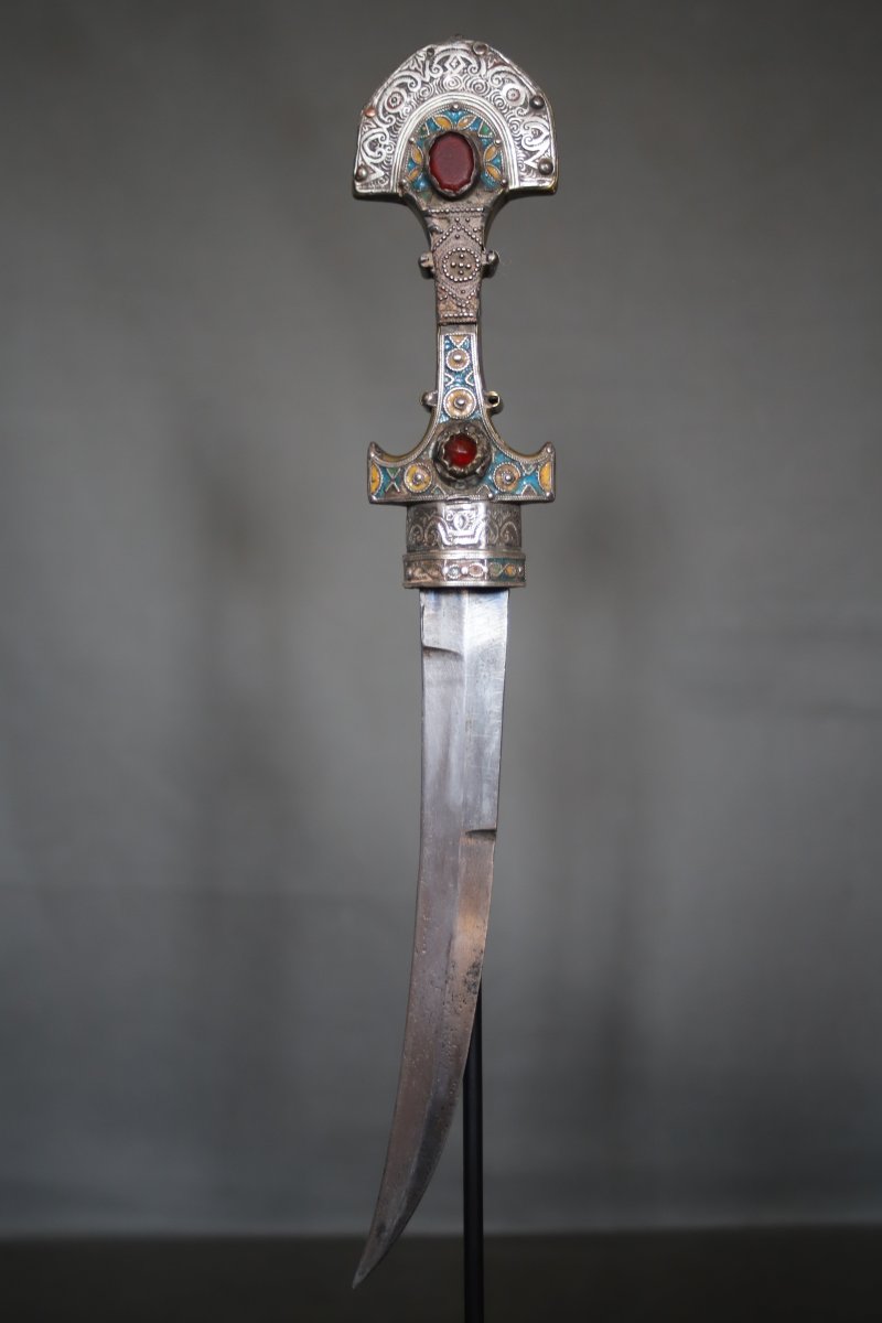 Moroccan Dagger Known As A "koumya" - Southern Morocco, 19th Century -photo-3