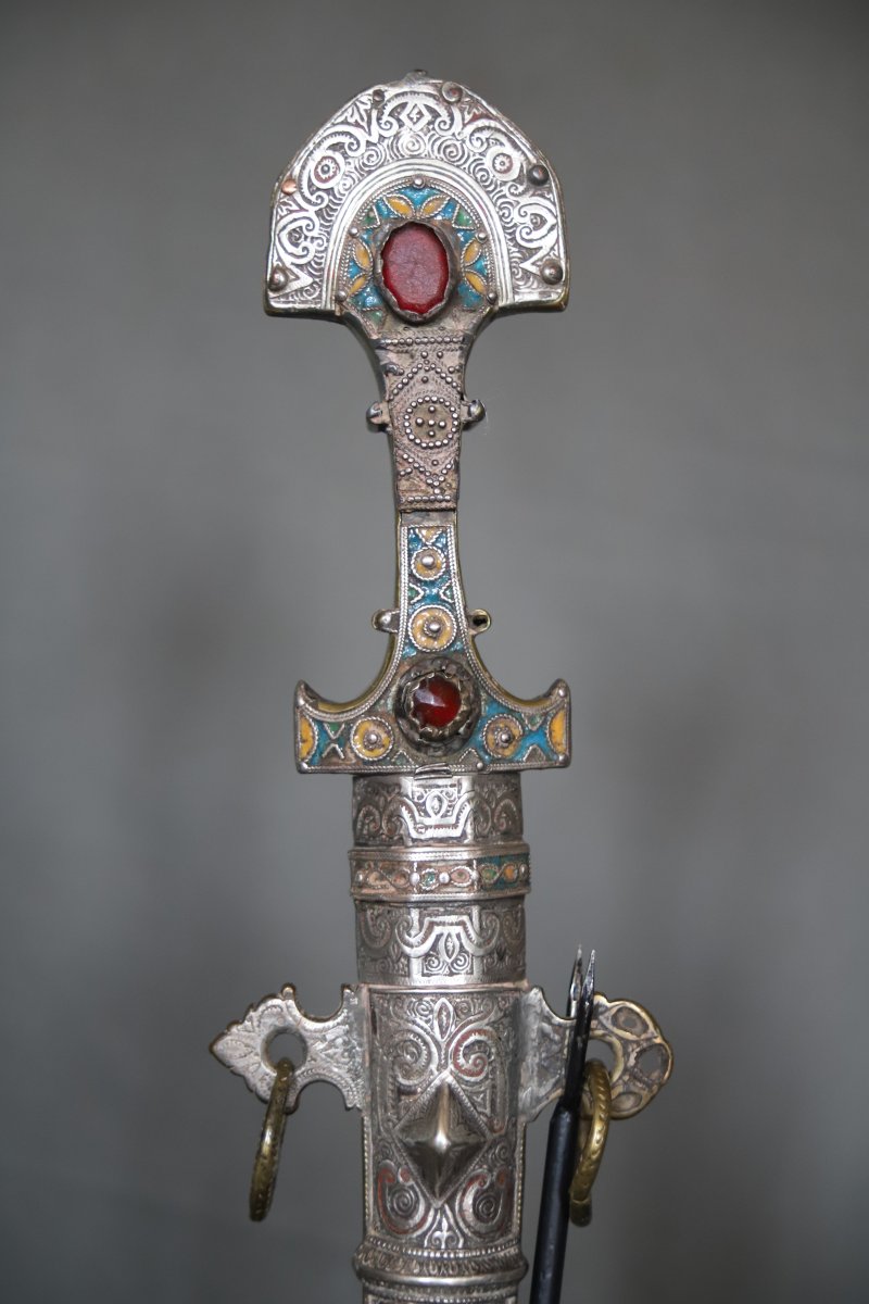 Moroccan Dagger Known As A "koumya" - Southern Morocco, 19th Century -photo-1