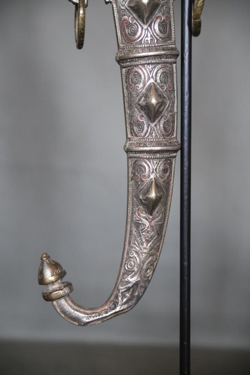Moroccan Dagger Known As A "koumya" - Southern Morocco, 19th Century -photo-3