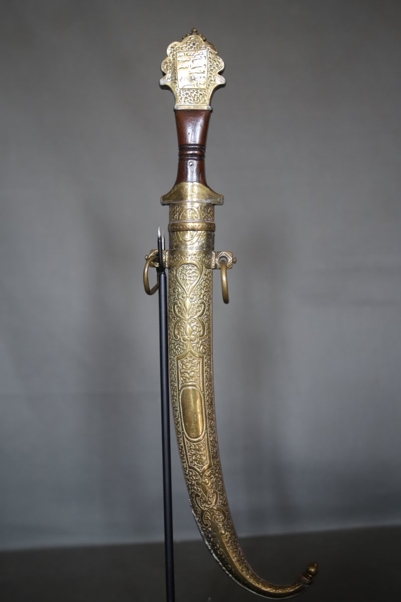 Moroccan Dagger Known As A "koumya" - Morocco, 19th To Early 20th Century-photo-3