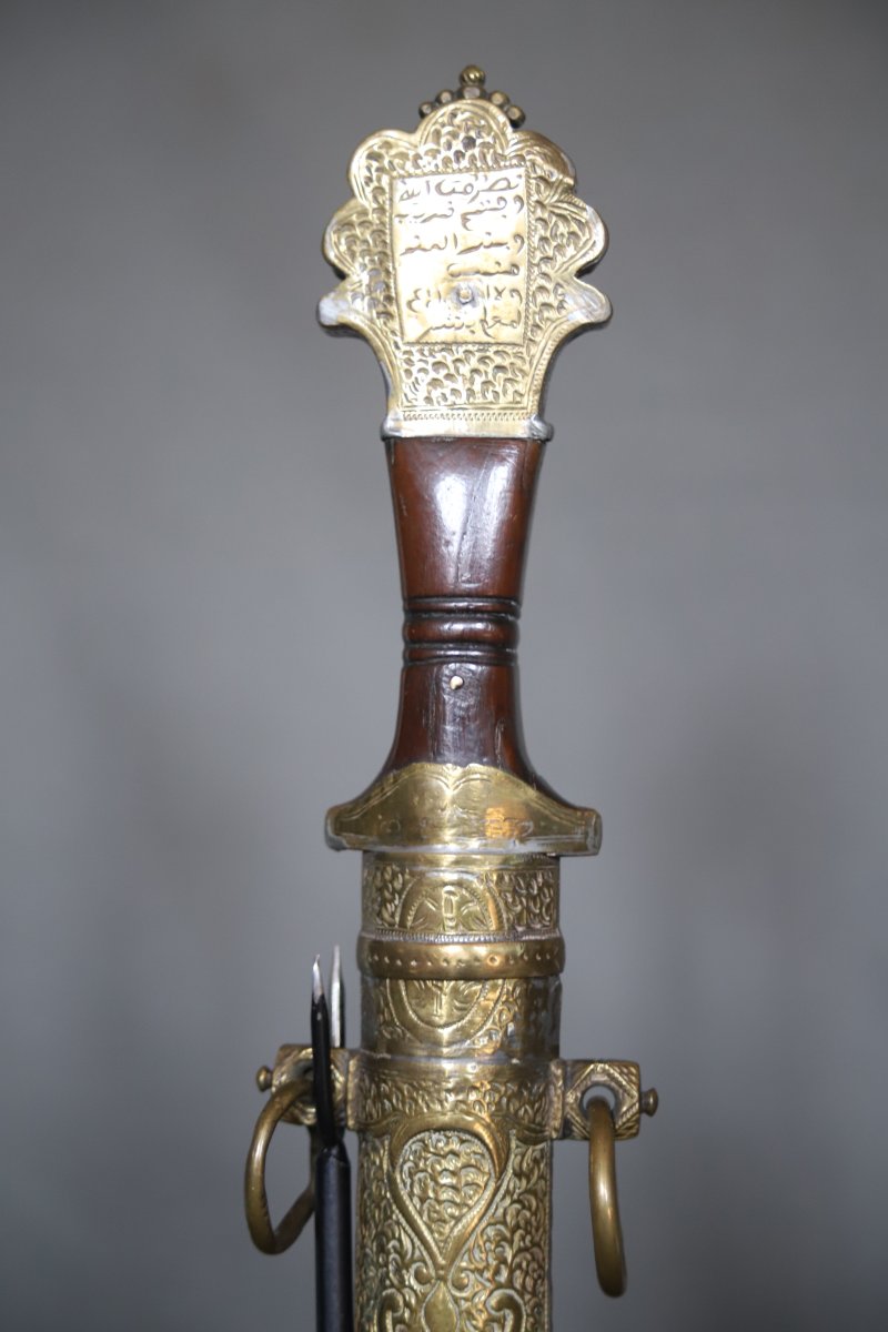 Moroccan Dagger Known As A "koumya" - Morocco, 19th To Early 20th Century-photo-3