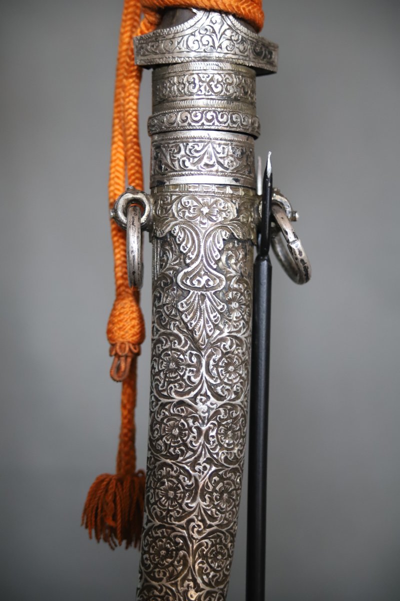 Dague Marocaine Dite Koumya , Argent Et Corne - Maroc, fin 19ème début 20ème siècle  -photo-5