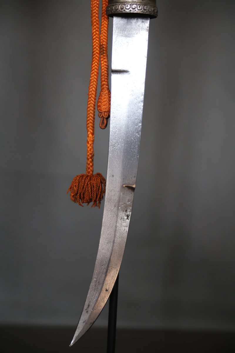 Dague Marocaine Dite Koumya , Argent Et Corne - Maroc, fin 19ème début 20ème siècle  -photo-8