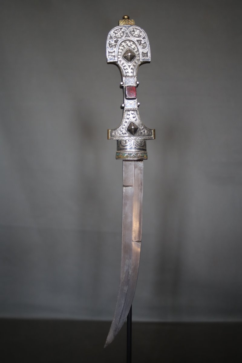 Moroccan Dagger Known As A "koumya" - Southern Morocco, 19th Century-photo-3