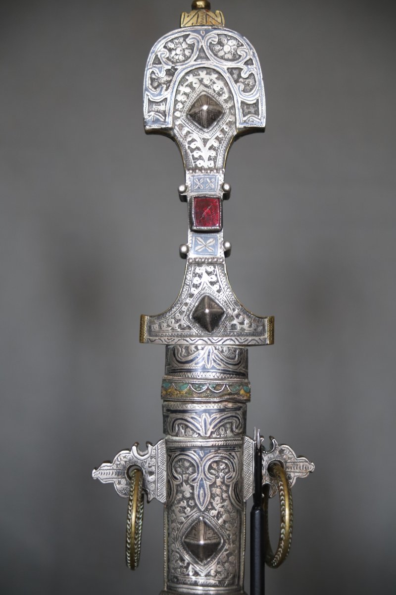 Moroccan Dagger Known As A "koumya" - Southern Morocco, 19th Century-photo-1