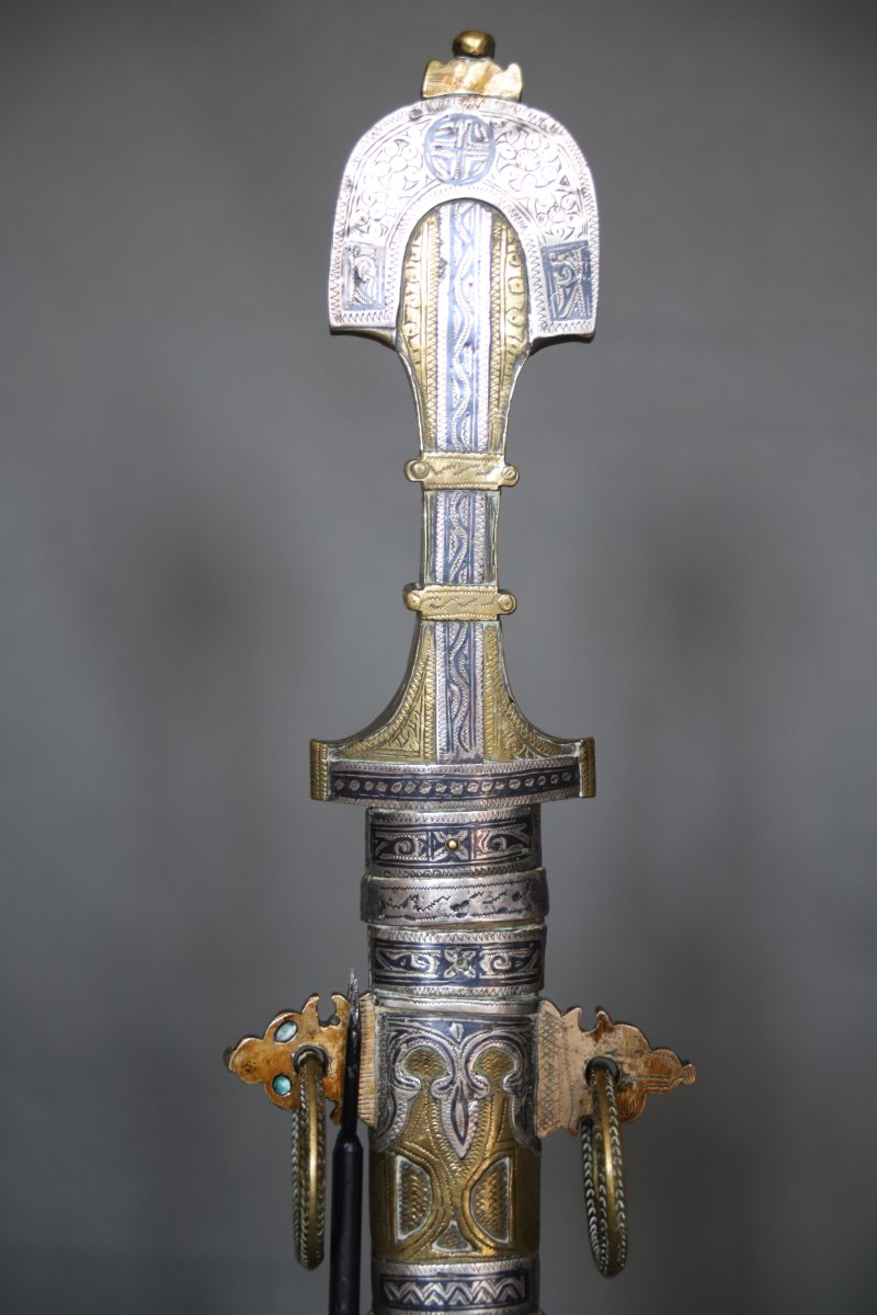 Moroccan Dagger Known As A "koumya" - Southern Morocco, 19th Century-photo-2