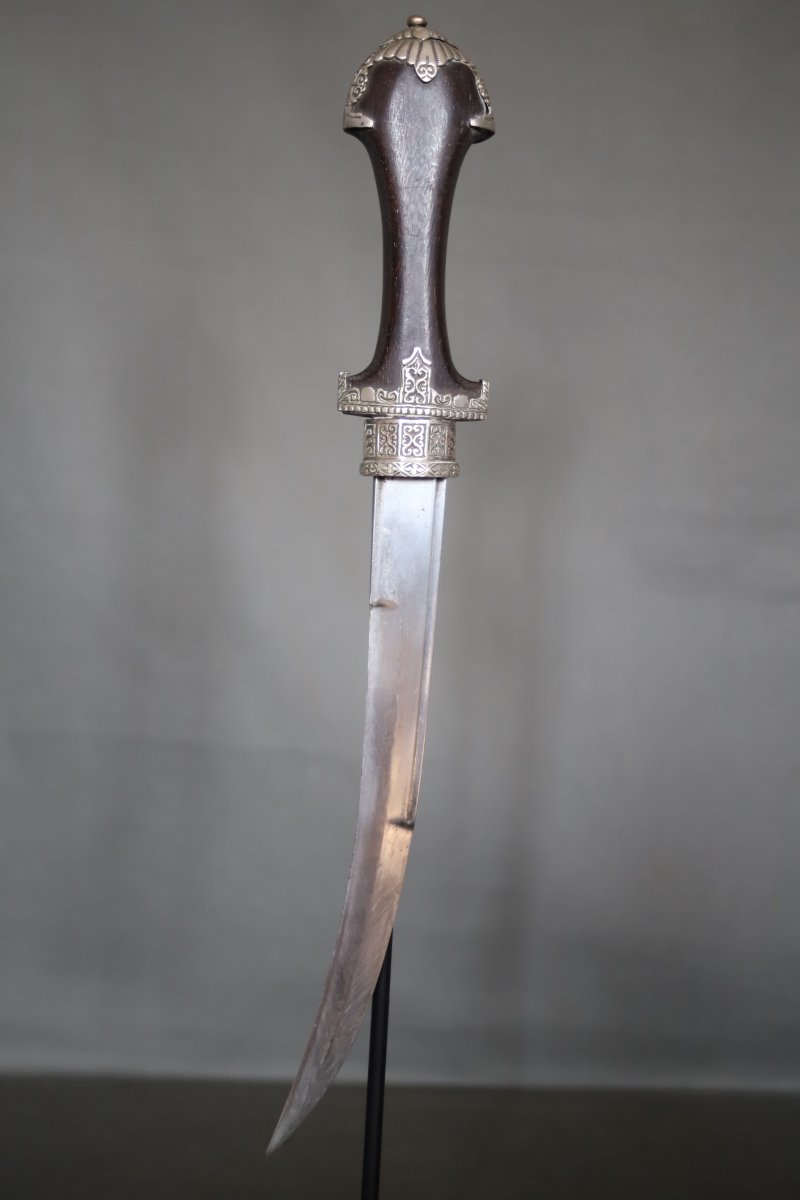 Moroccan Silver Dagger Known As A "koumya" - Morocco, Circa 1930–40-photo-3