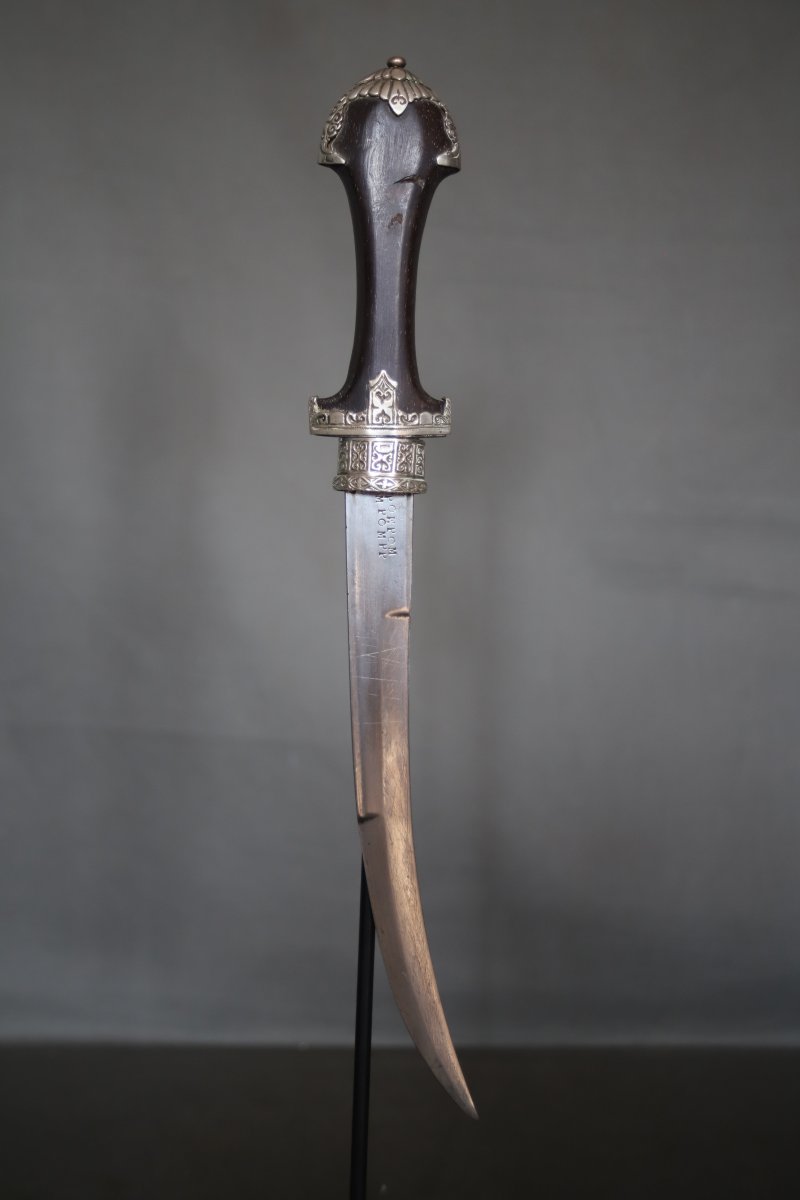 Moroccan Silver Dagger Known As A "koumya" - Morocco, Circa 1930–40-photo-4