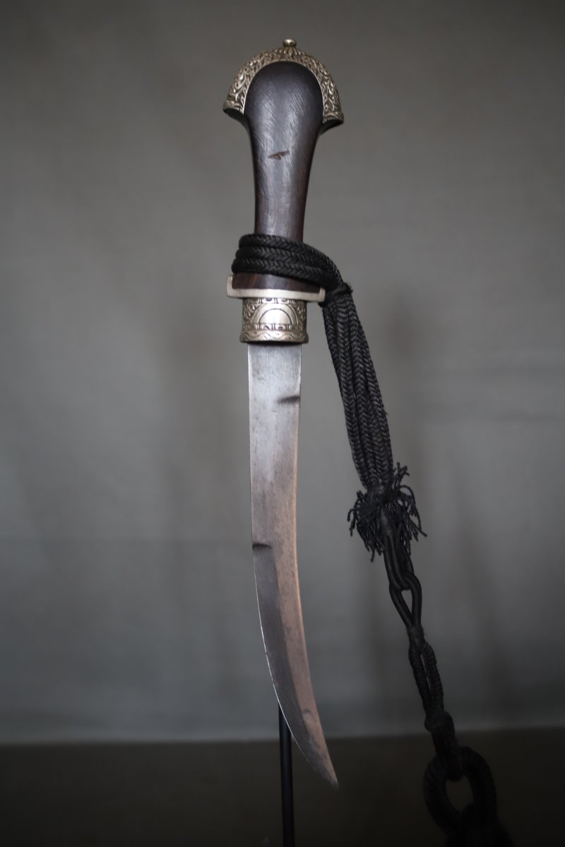 Moroccan Dagger Known As A "koumya," Silver, Gold, And Wood - Morocco, Late 19th To Early 20th Century-photo-4