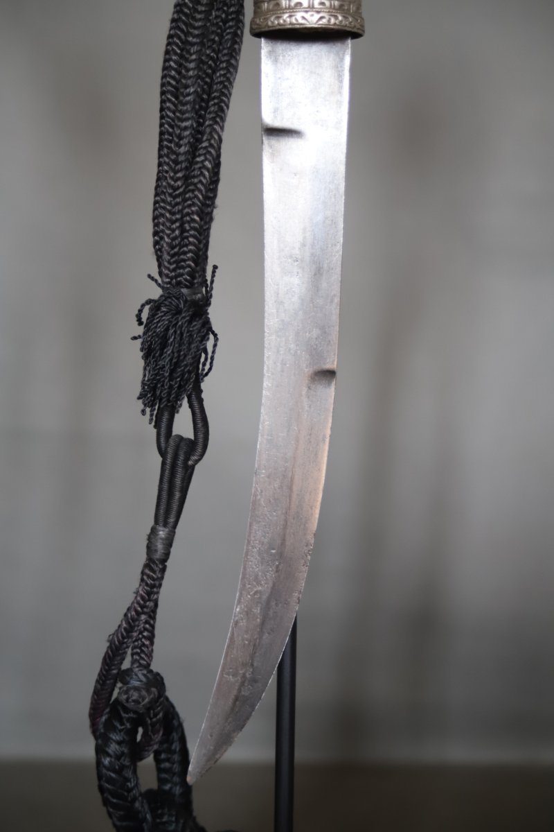 Moroccan Dagger Known As A "koumya," Silver, Gold, And Wood - Morocco, Late 19th To Early 20th Century-photo-6