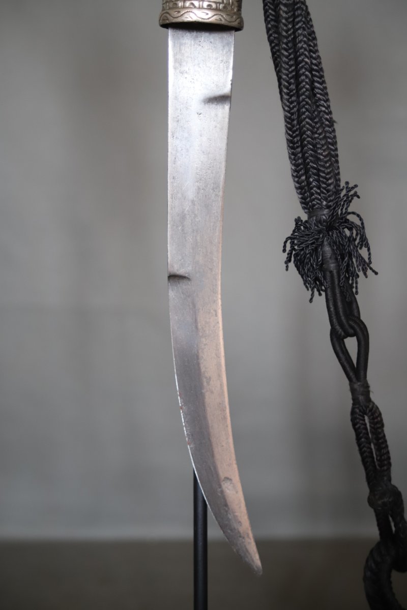 Moroccan Dagger Known As A "koumya," Silver, Gold, And Wood - Morocco, Late 19th To Early 20th Century-photo-7