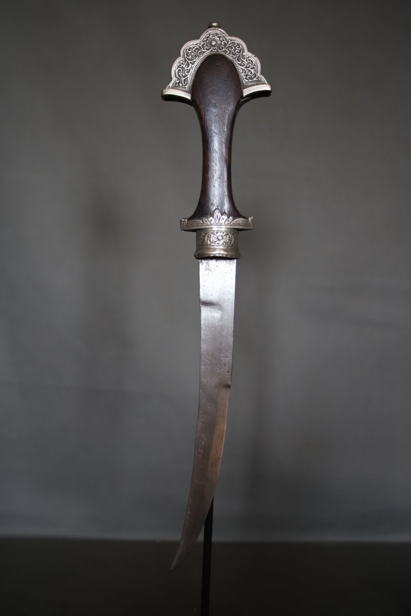 Dague marocaine en argent dite koumya - Maroc, milieu 20ème-photo-3