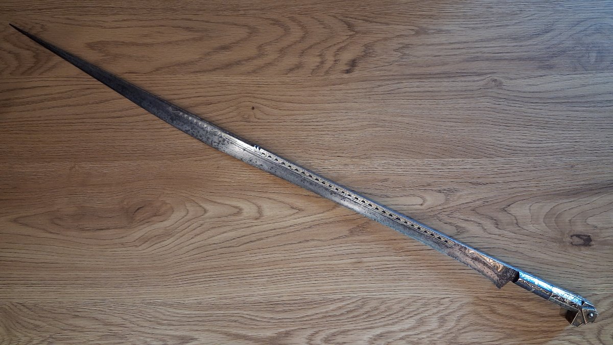 Sabre Kabyle dit flissa - Algérie, Kabylie, 19ème siècle -photo-2
