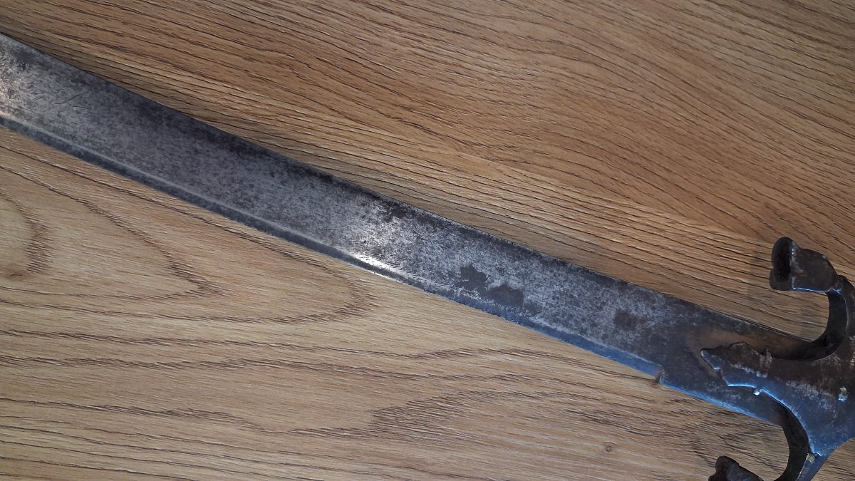 Sabre Indo-Perse dit pulwar ou talwar - Afghanistan, 18ème-19ème siècle-photo-4