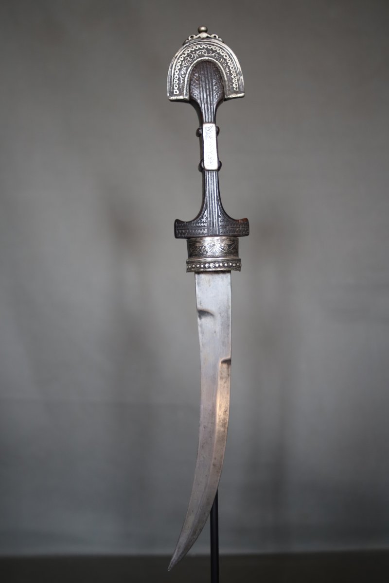 Moroccan Dagger Known As A Koumya —morocco, 19th Century-photo-3