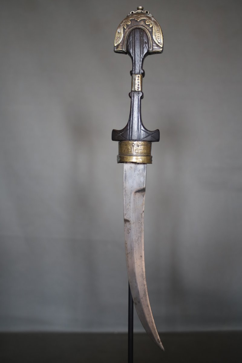Moroccan Dagger Known As A Koumya —morocco, 19th Century-photo-4