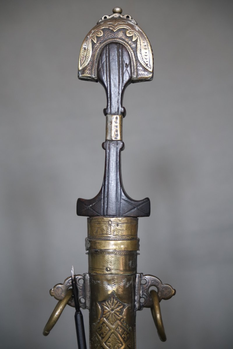 Moroccan Dagger Known As A Koumya —morocco, 19th Century-photo-2