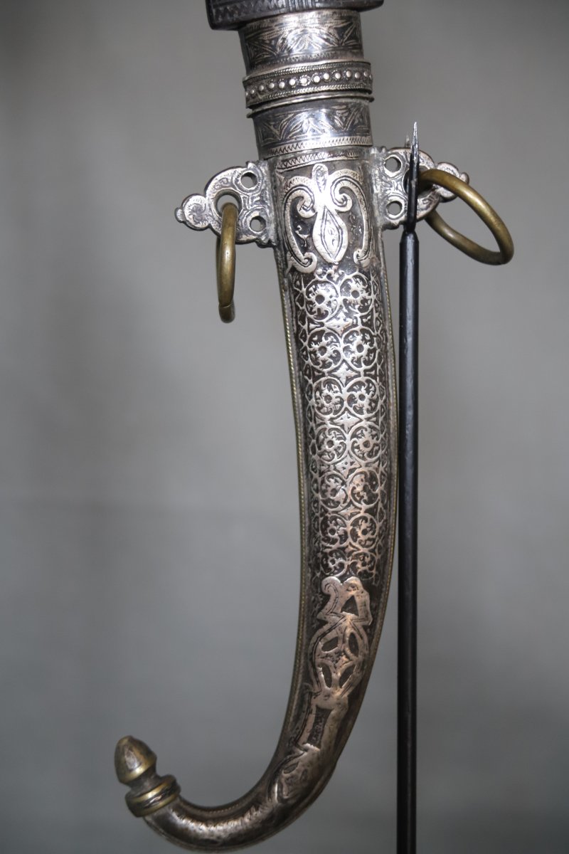 Moroccan Dagger Known As A Koumya —morocco, 19th Century-photo-3