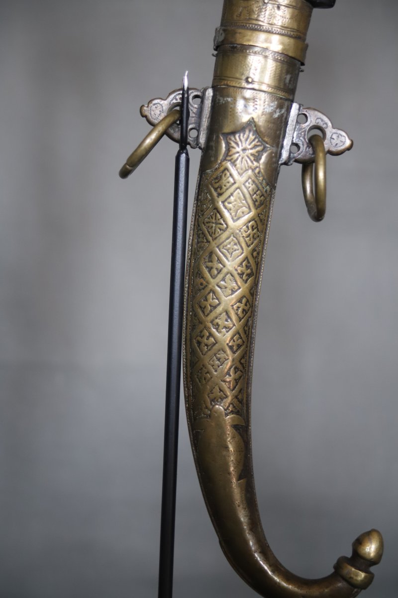 Moroccan Dagger Known As A Koumya —morocco, 19th Century-photo-4