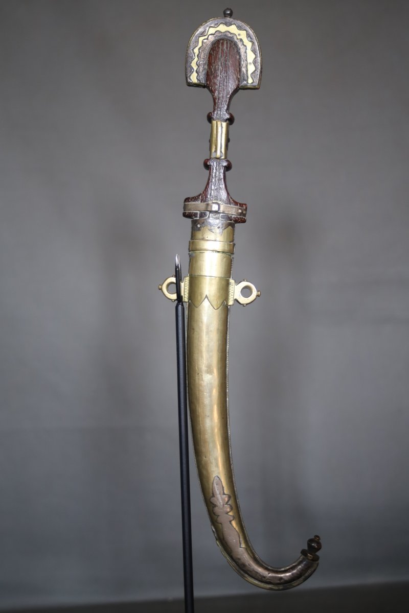 Moroccan Dagger Known As Koumya —morocco, 19th Century -photo-2