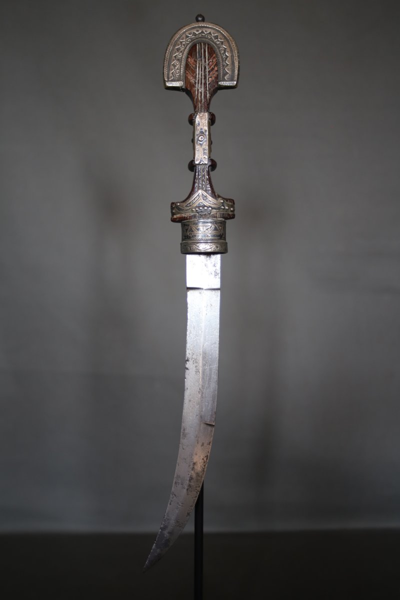 Moroccan Dagger Known As Koumya —morocco, 19th Century -photo-3