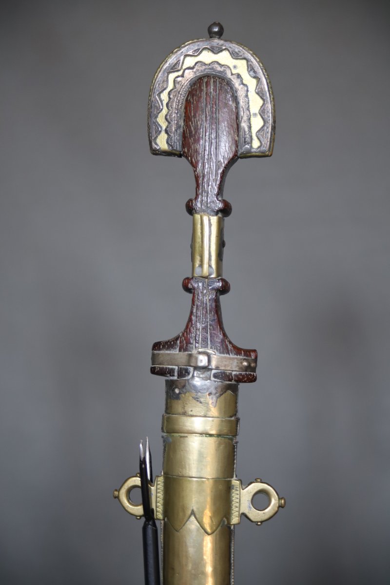 Moroccan Dagger Known As Koumya —morocco, 19th Century -photo-2