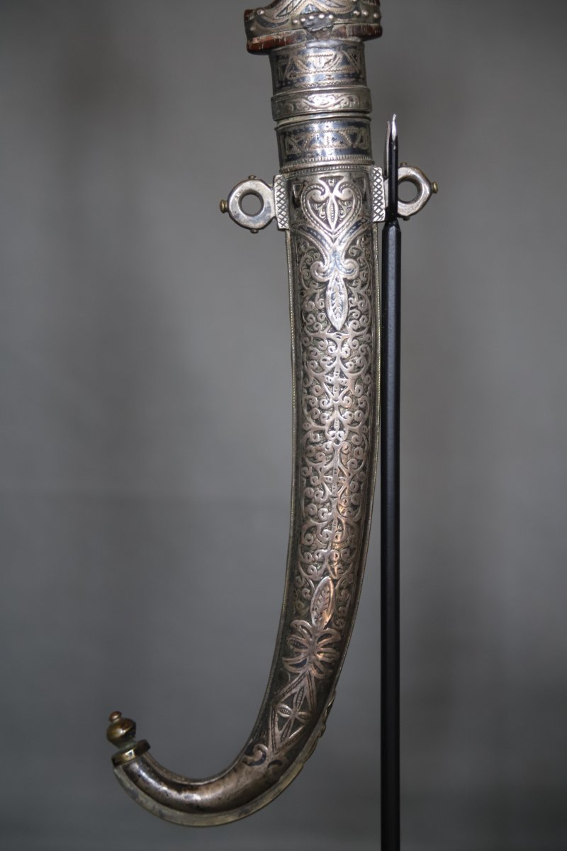 Moroccan Dagger Known As Koumya —morocco, 19th Century -photo-3