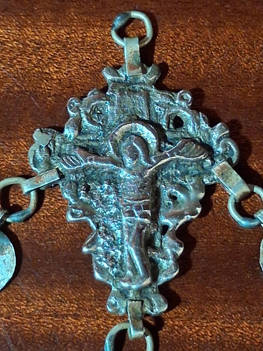 Greek Orthodox Crucifix Pendant - Greece, 19th Century-photo-2