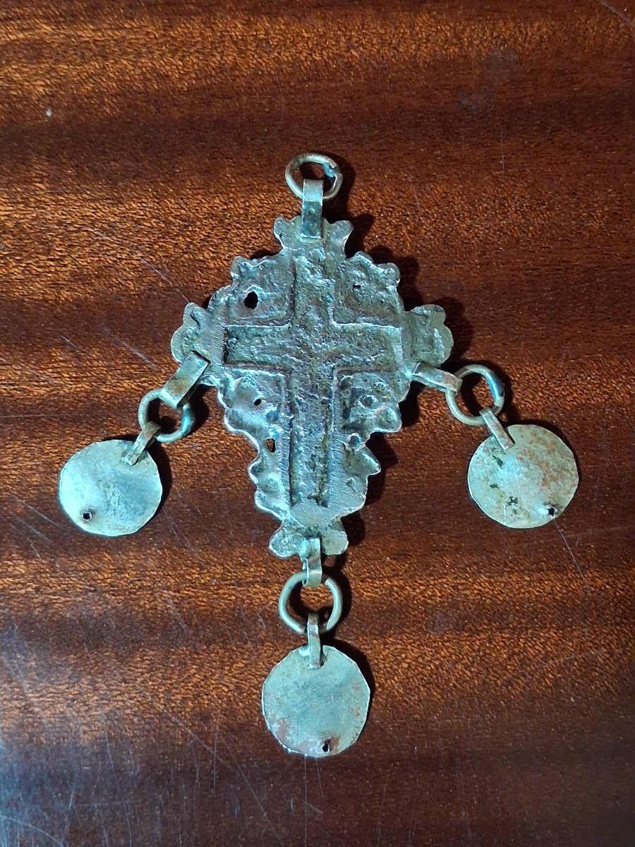 Greek Orthodox Crucifix Pendant - Greece, 19th Century-photo-4