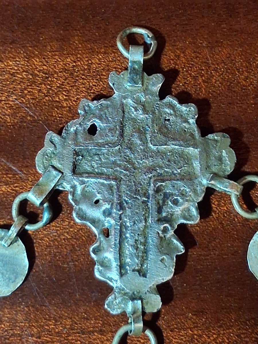 Greek Orthodox Crucifix Pendant - Greece, 19th Century-photo-1
