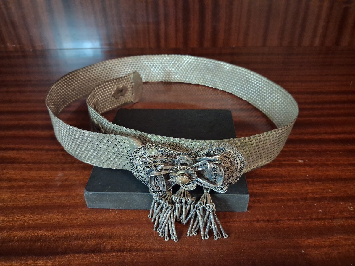 Ceinture Grecque en argent - Grèce, 19ème siècle-photo-1