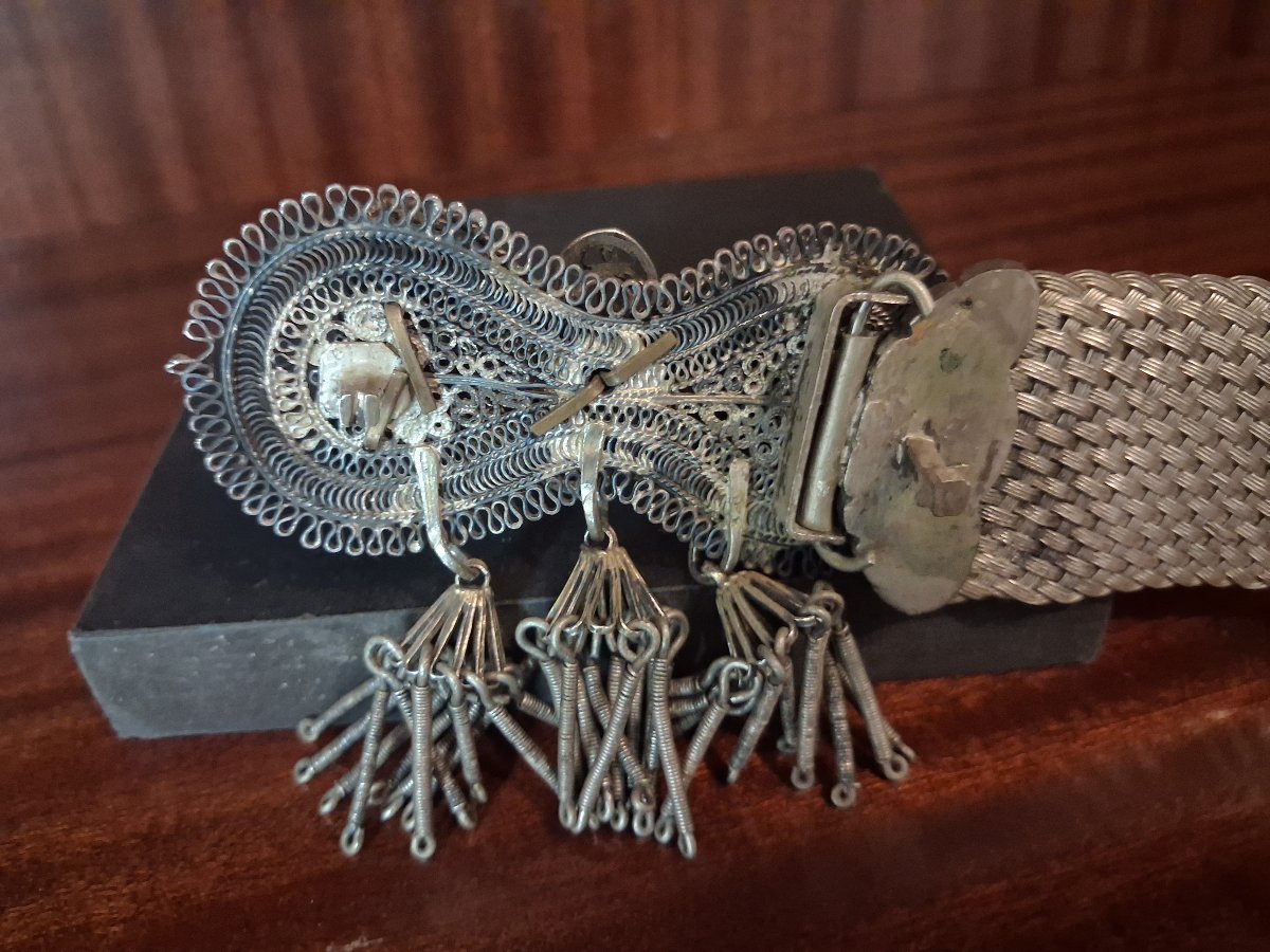 Ceinture Grecque en argent - Grèce, 19ème siècle-photo-7