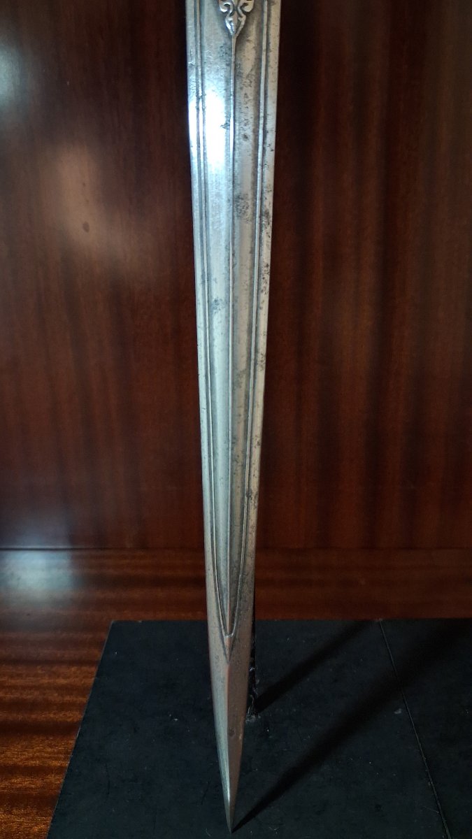 Long Kindjal Style Dagger (kinjal) — Persian Or Ottoman Empire, 19th Century-photo-5