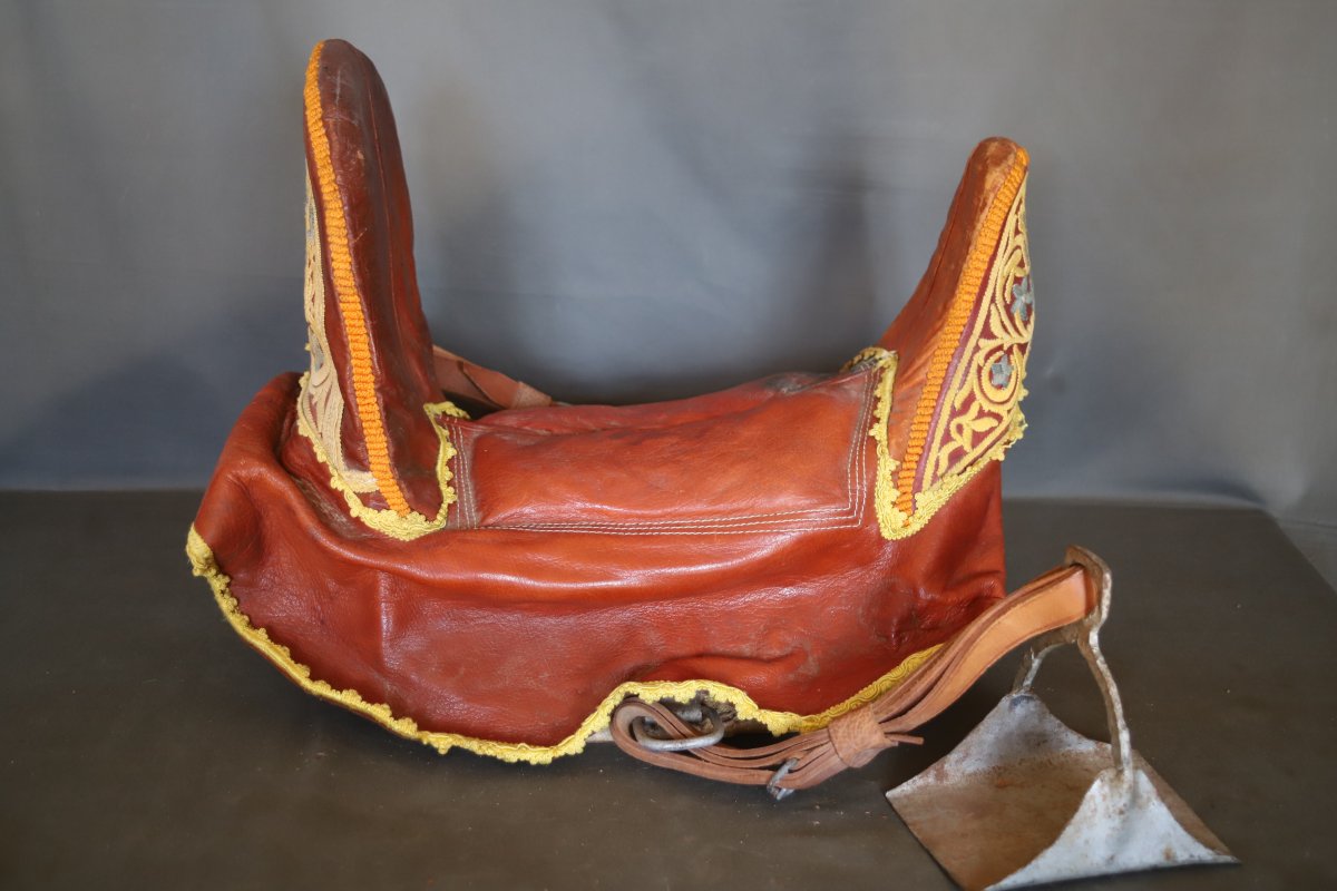 Moroccan Riding Saddle And Other Tack - Morocco, 20th Century-photo-4